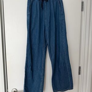 The Frankie Shop Denim Drawstring Pants